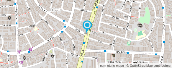 מפת הגעה אל מעון נעמ"ת - קורצ'אק