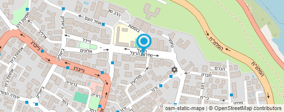 מפת הגעה אל זנאד הרצל מפת הגעה אל זנאד הרצל