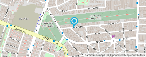 מפת הגעה אל ניצוץ של תקווה-האגודה למלחמה בסרטן