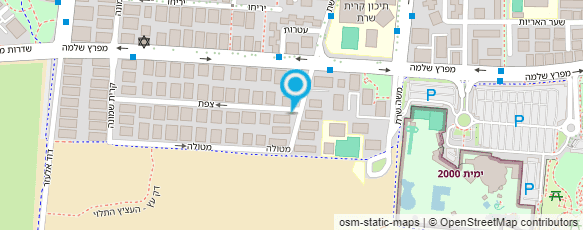 מפת הגעה אל מצדה מ.מ. בע"מ