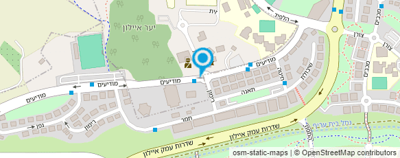 מפת הגעה אל העמותה למען החבר הותיק