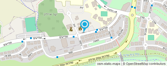 מפת הגעה אל מועצה אזורית חבל מודיעין