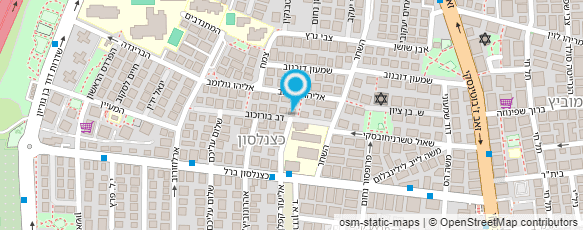 מפת הגעה אל אחוה - אולפן לעברית וטכנולוגי