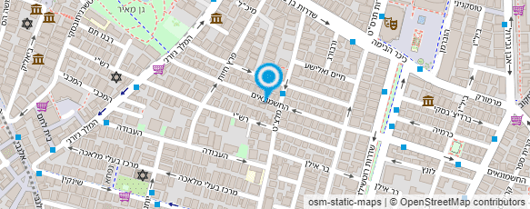 מפת הגעה אל אביגדור עציוני