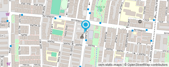 מפת הגעה אל השירותים הוטרינרים העירוניים