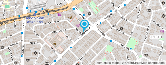 מפת הגעה אל מרפאת שיניים-ברונר