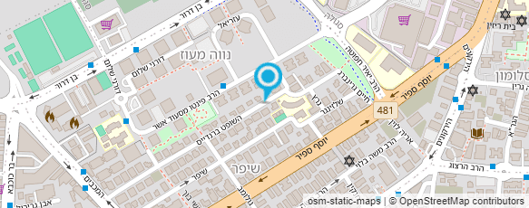 מפת הגעה אל גן מעון רותי