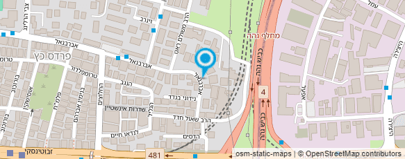 מפת הגעה אל י.ב. אלומיניום