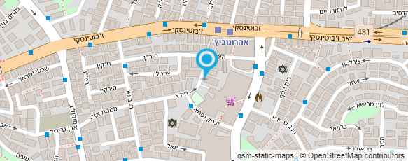 מפת הגעה אל אגודת "עזרה למרפא"