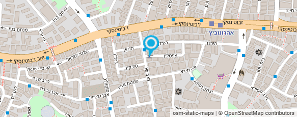 מפת הגעה אל גן צייטלין