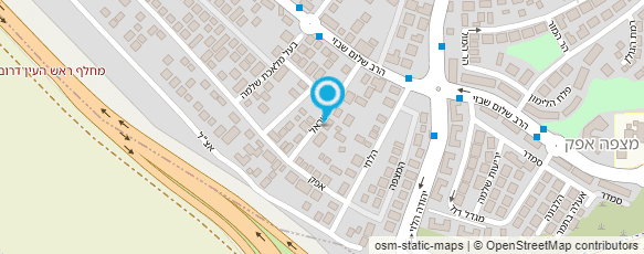 מפת הגעה אל ליאור שרותי צביעה