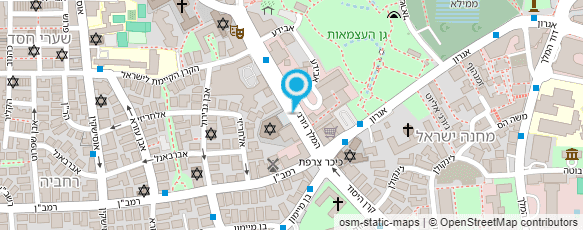 מפת הגעה אל בית הכנסת הגדול