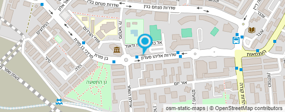 מפת הגעה אל העמותה למען הקשיש