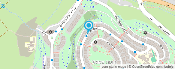 מפת הגעה אל גולן ויצמן- גני דניאל