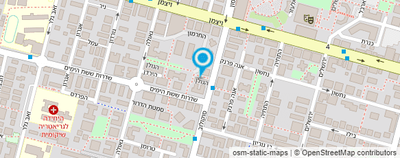 מפת הגעה אל לוין אלכס