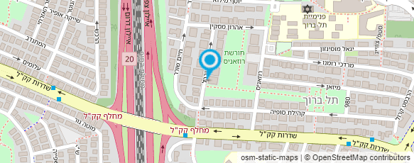 מפת הגעה אל עו"ד ונוטריון רזומוב-מיכמן תמרה