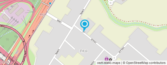 מפת הגעה אל צרכנייה גנות