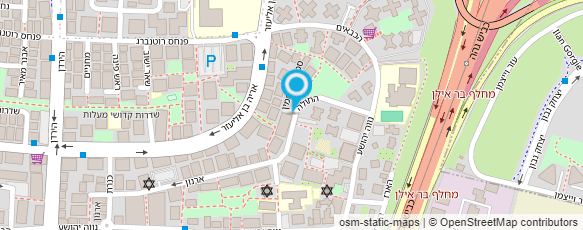 מפת הגעה אל בריכת מיטל