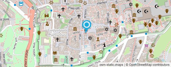 מפת הגעה אל רבקה - מתנות מזכרות ותכשיטים