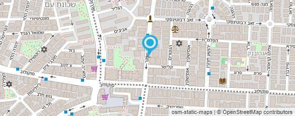 מפת הגעה אל מכבסת סופר- קלין