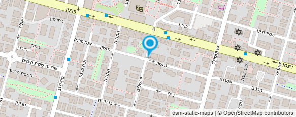 מפת הגעה אל עגלת בר קפה רוזבר