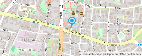 מפת הגעה אל עו"ד אופיר אלי