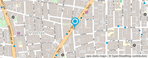 מפת הגעה אל מרכז רפואי הרצל