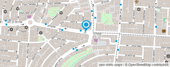 מפת הגעה אל עוזיאל דוד