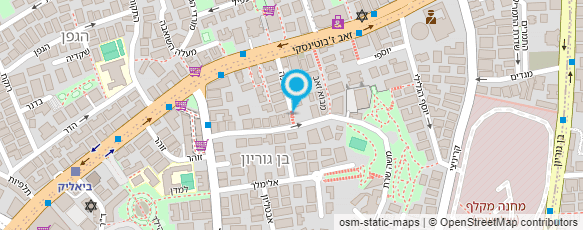 מפת הגעה אל אורלובסקי אברהם