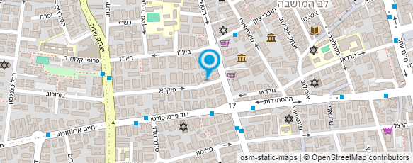 מפת הגעה אל רוזנברג הדסה