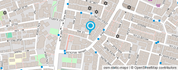 מפת הגעה אל מוסדות תורה שתילי זיתים