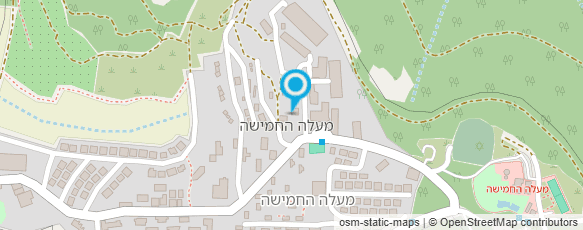 מפת הגעה אל קייטרינג מעלה החמישה
