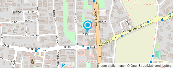 מפת הגעה אל אורן אהרוני מים ואבן