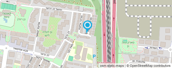 מפת הגעה אל עו"ד פרנס א. דוד נוט'