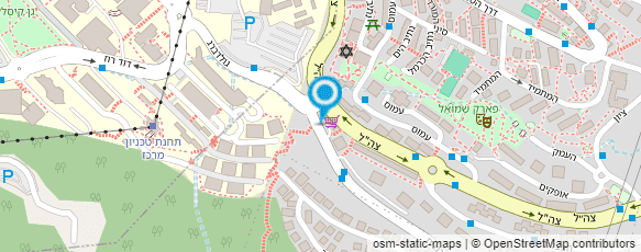 מפת הגעה אל אוחנה אמנון