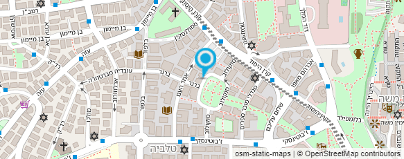 מפת הגעה אל ד"ר אהרונסון רמי