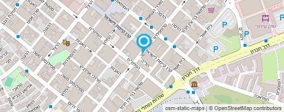 מפת הגעה אל הראל תעשיות רהיטים