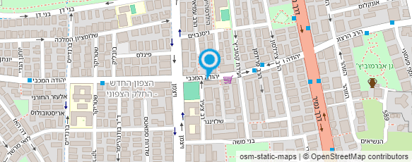 מפת הגעה אל "יהודה המכבי"