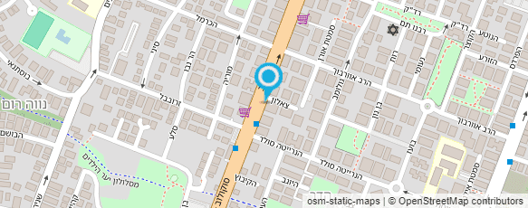 מפת הגעה אל פרופ' שוהם זאב