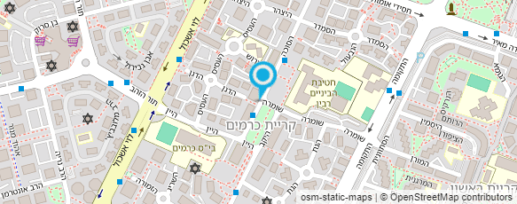 מפת הגעה אל עופר - עיצוב שיער