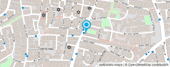 מפת הגעה אל בית מאפה בוסקילה