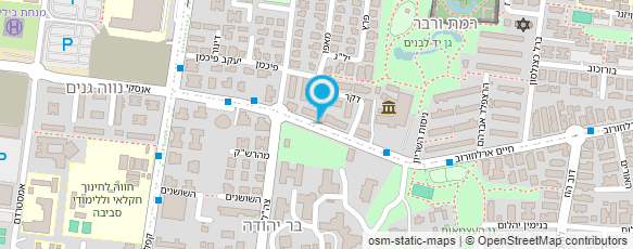 מפת הגעה אל ד"ר פרץ דוידי יעל