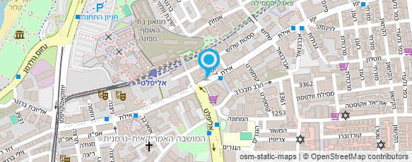 מפת הגעה אל "גליפלסט" - יעקבי ראובן