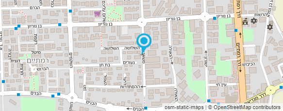 מפת הגעה אל גן אילנה