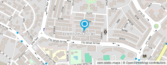 מפת הגעה אל גן הארז