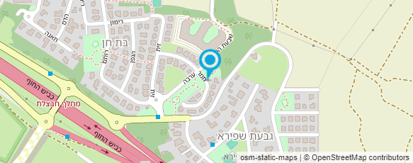 מפת הגעה אל לוין גודר יהודית