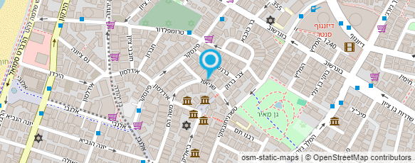 מפת הגעה אל סטודיו מאירי