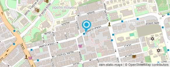 מפת הגעה אל תיבת נח - מרפאה ניידת ונייחת