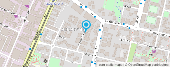 מפת הגעה אל כהן הרב דוד חי