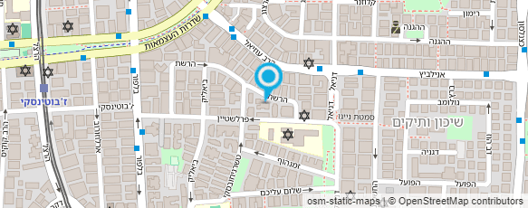 מפת הגעה אל בר שלום הרב יוסף